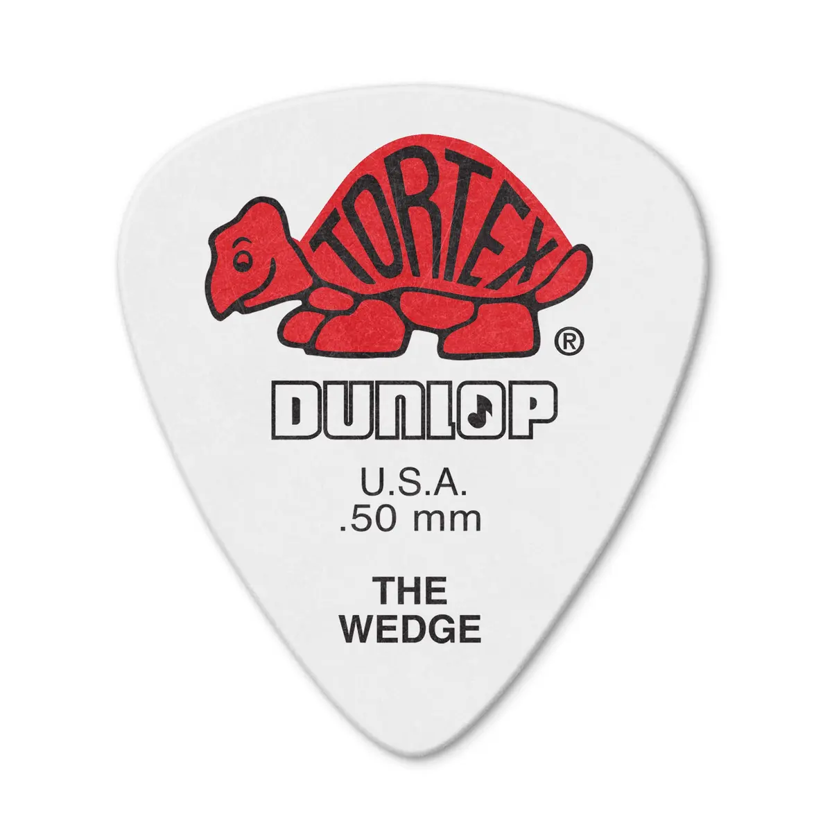 Jim Dunlop Tortex® Wedge Pick .50MM | Bright, Durable, USA-Made Guitar Pick - main product image