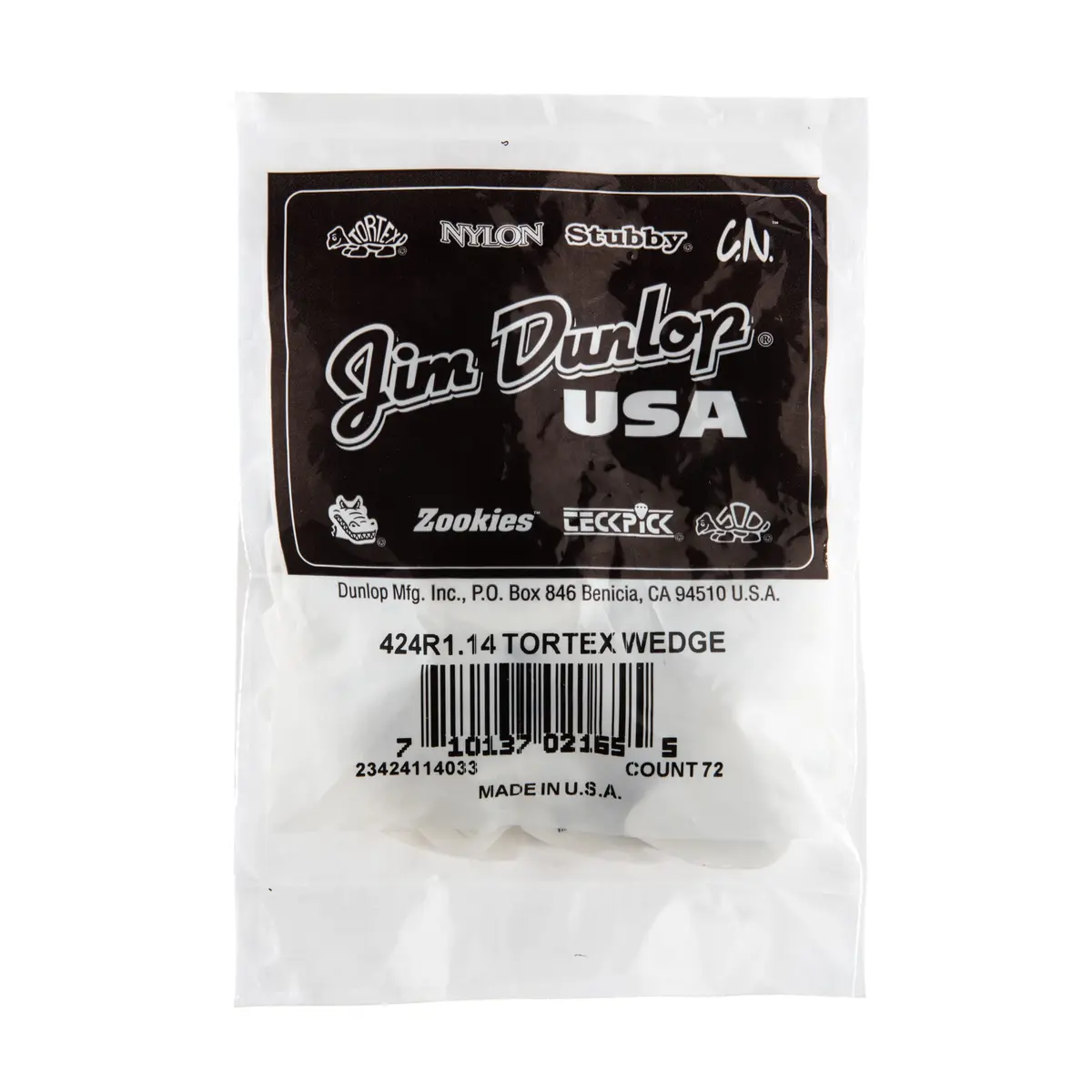Jim Dunlop Tortex® Wedge Pick .50MM | Bright, Durable, USA-Made Guitar Pick - view 4