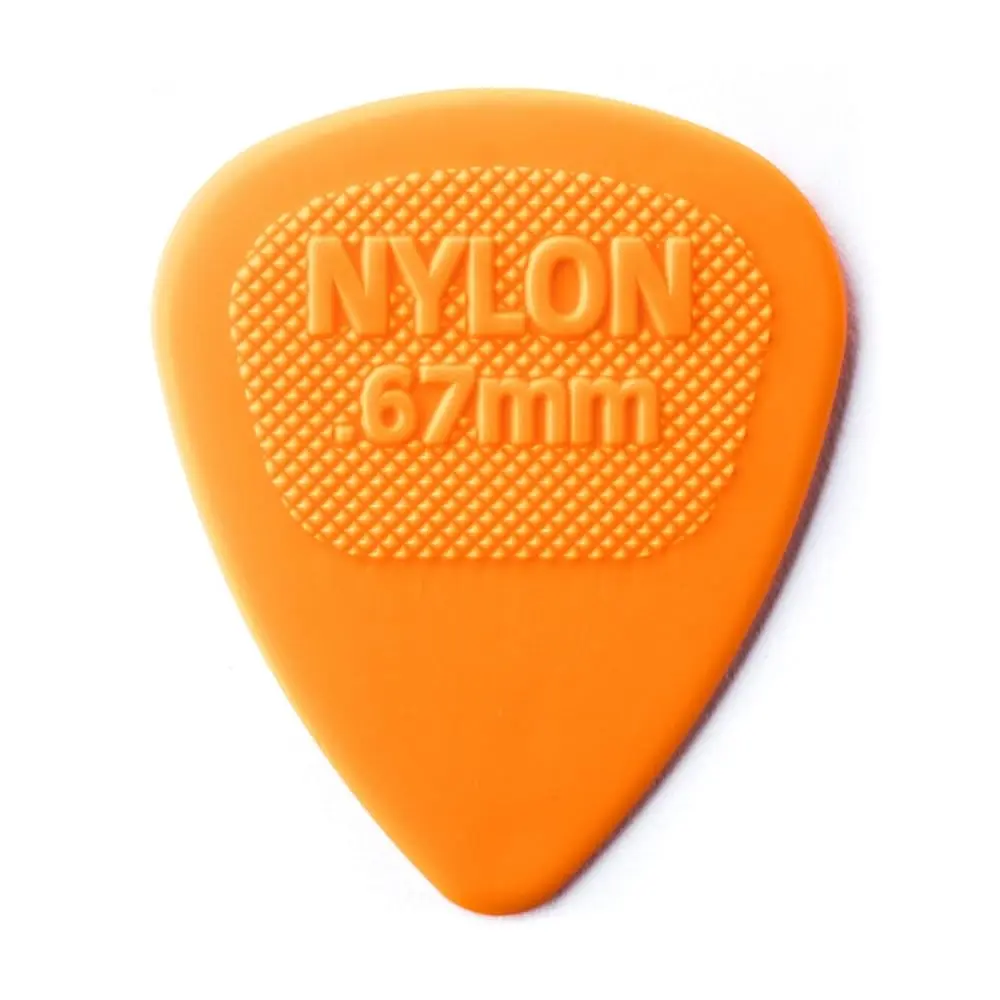Jim Dunlop Nylon MIDI Pick .67MM | 72 Pack | Classic Nylon Tone & Flexibility - main product image
