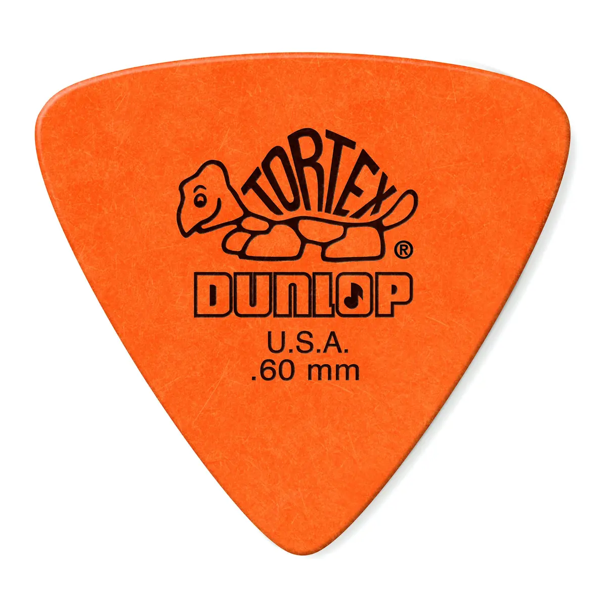 Jim Dunlop Tortex Triangle Pick 0.60mm | Orange, 72 Pack, Guitar & Bass Accessory - main product image