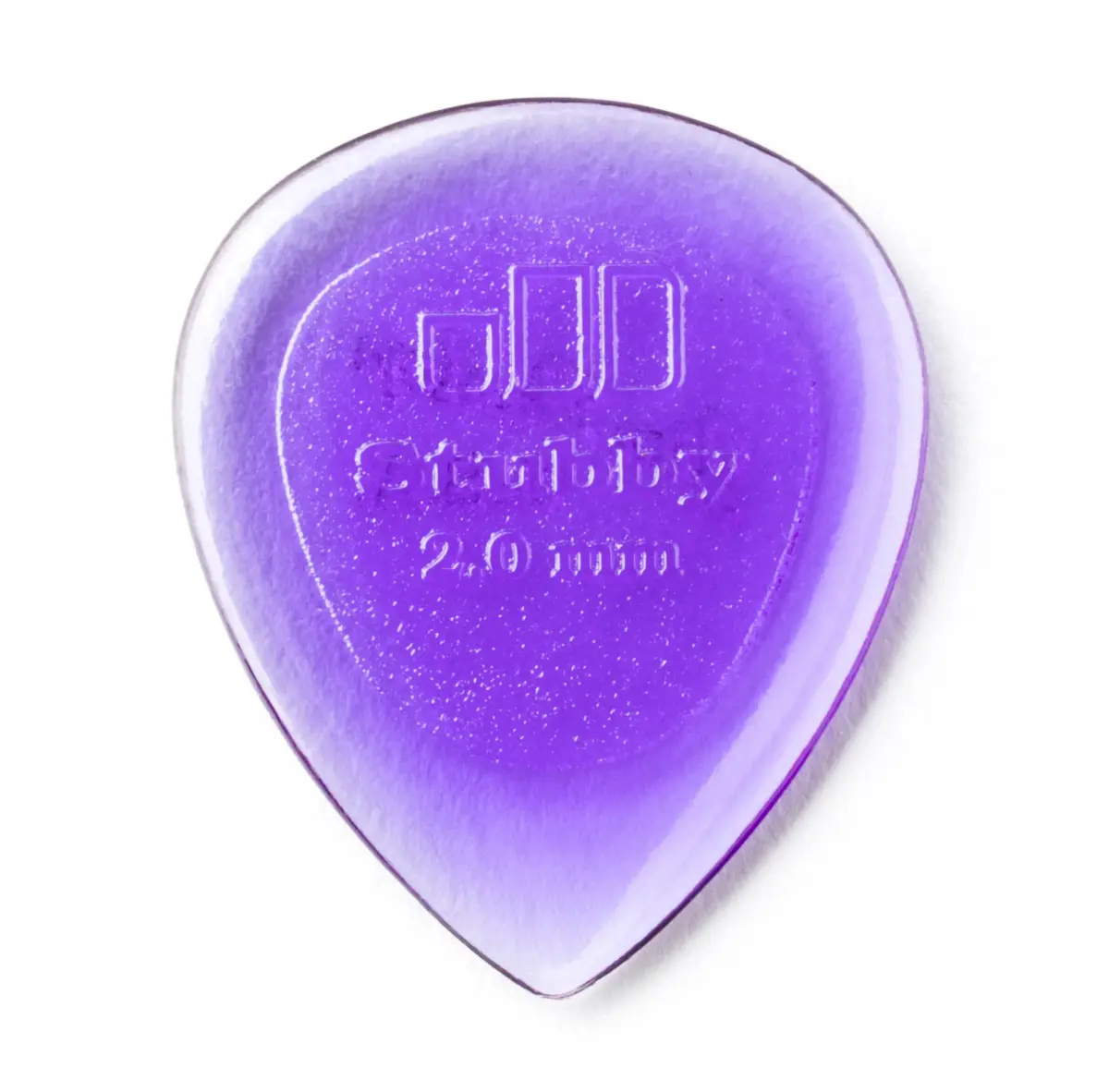 Jim Dunlop Stubby® 2.0mm Guitar Picks (24-Pack, Light Purple) | Smooth Release for Fast Licks - main product image