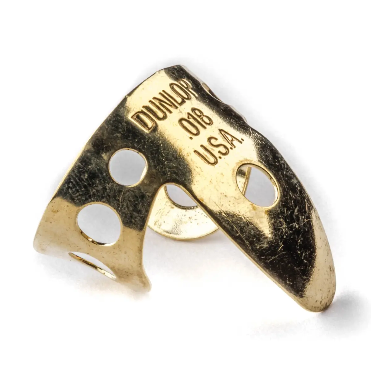 Jim Dunlop Brass Fingerpicks .018 Inch (20 Pack) | Classic Tone for Guitar, Banjo, Resonator - view 2