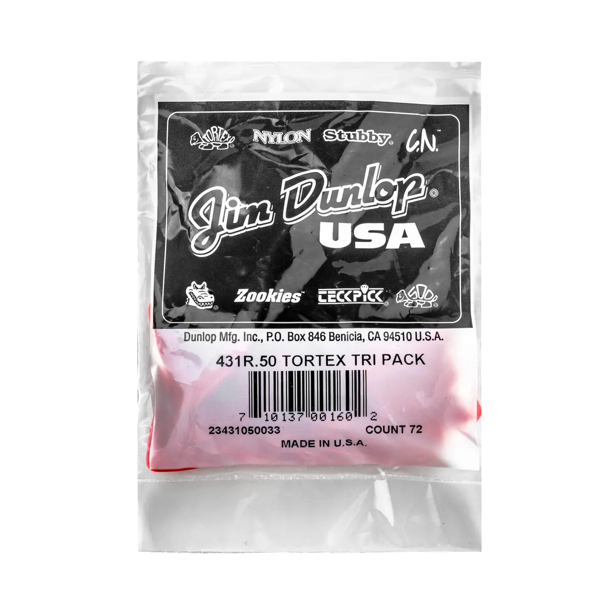 Jim Dunlop Tortex® Triangle Pick .50MM | Bright, Durable, and Snappy Attack for Guitarists in India - view 4