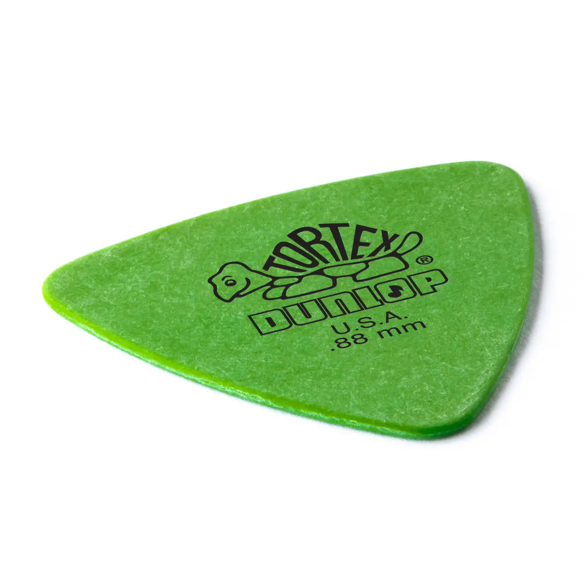 Jim Dunlop Tortex Triangle Pick .88MM | 72 Pack, Green, Made in USA - view 2