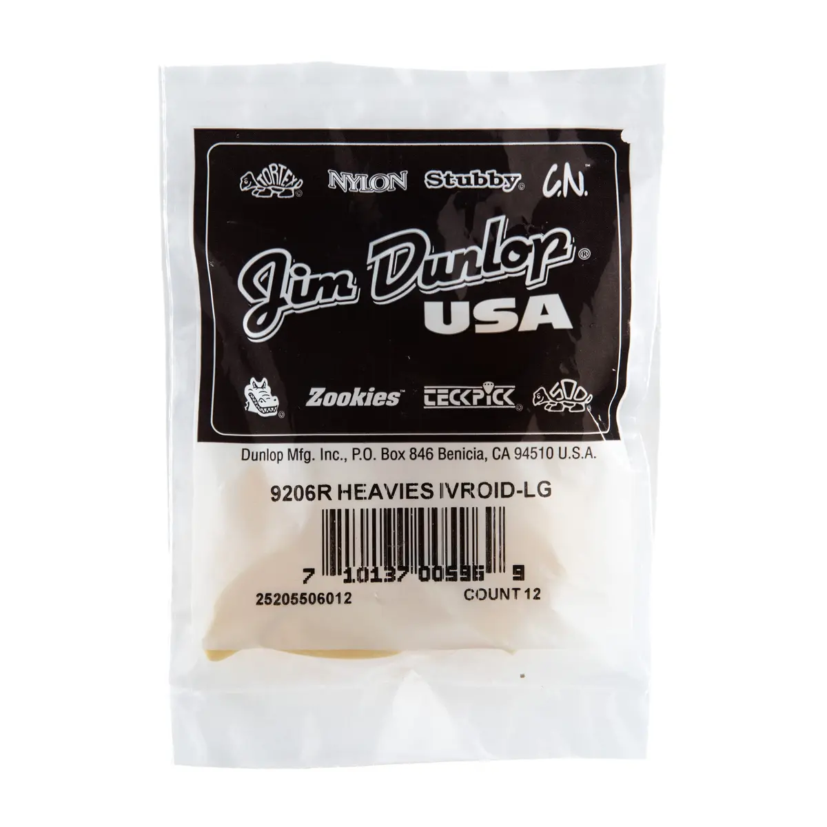 Jim Dunlop Heavies Ivoroid Large Thumbpicks | 12 Pack for Guitar & Bass (Large, Plastic) - view 4