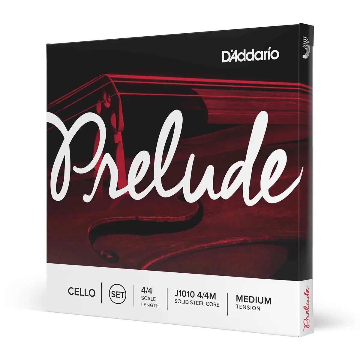 D'Addario Prelude Cello String Set 4/4 Scale Medium Tension | Educator's Choice for Student Strings - main product image