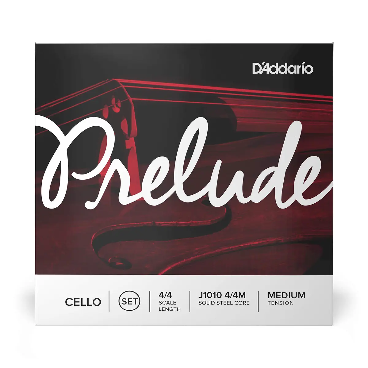 D'Addario Prelude Cello String Set 4/4 Scale Medium Tension | Educator's Choice for Student Strings - view 2