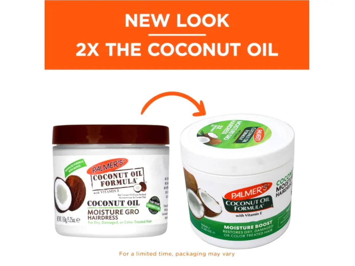 Palmer's Coconut Oil Formula Moisture Gro Hair Cream 150ml (5.25 Oz) | Deeply Locks Moisture for Dry, Damaged, Curly Hair - view 6