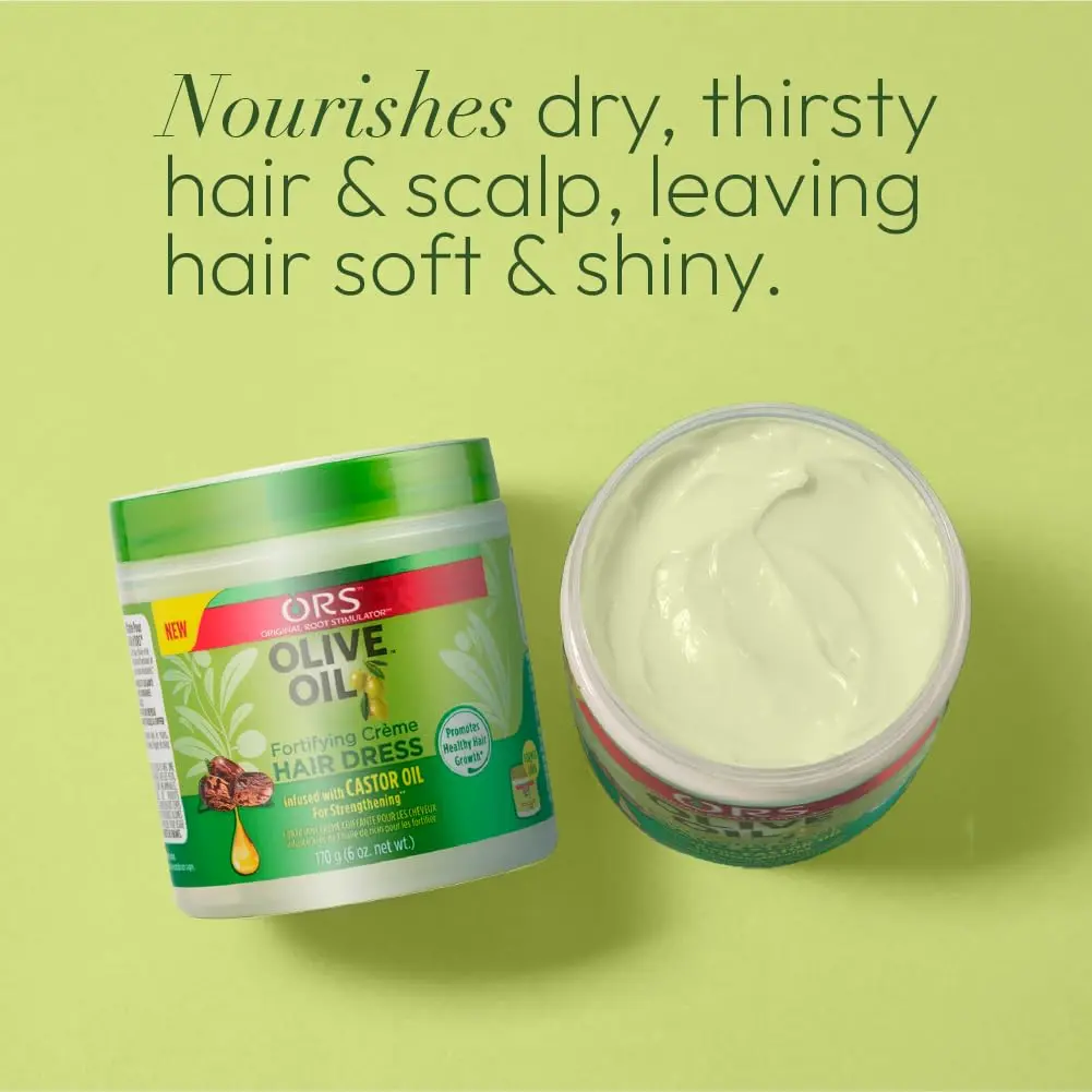 ORS Olive Oil Fortifying Cream Hair Dress, 6 oz | Moisturizes & Strengthens Dry Hair - view 5