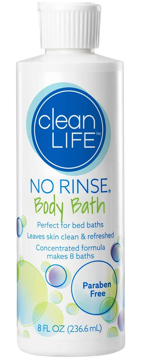 No-Rinse Body Bath 8 fl oz | Gentle, Concentrated Waterless Body Wash for Post-Surgery & Travel - main product image