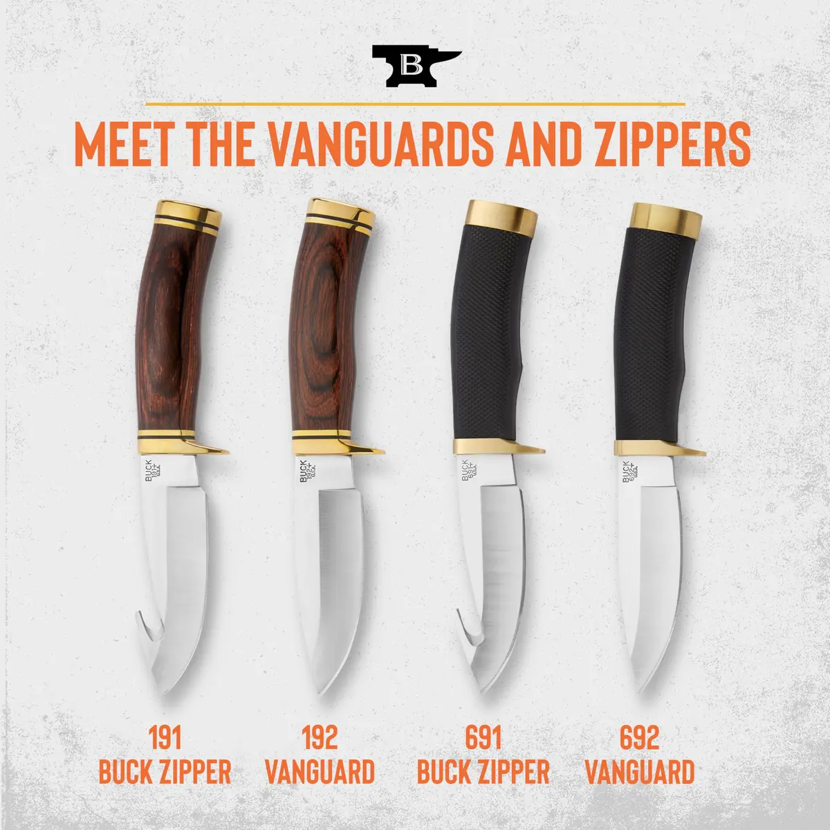 Buck Knives 692 Vanguard Fixed Blade Hunting Knife 8.5" | Full Tang, 4.1" Drop Point Blade, USA Handcrafted - view 7