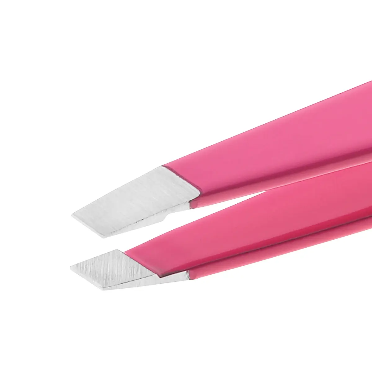 Tweezerman Slant Tweezer Neon Pink | Precision Eyebrow Shaping Tool - view 6