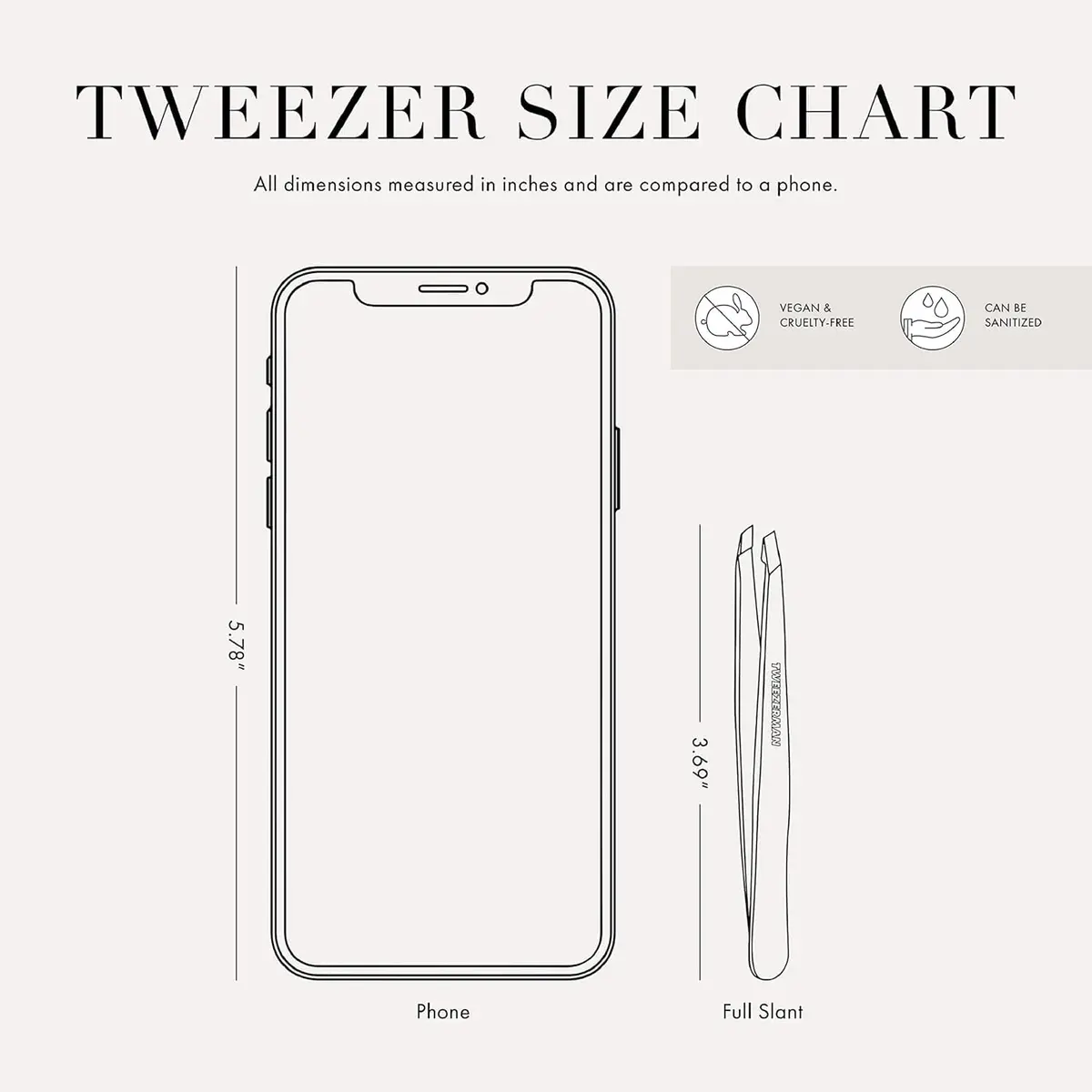 Tweezerman Slant Tweezer – Granite Sky, 9.5cm (3.74in) | Award-Winning Precision Eyebrow Plucker - view 6