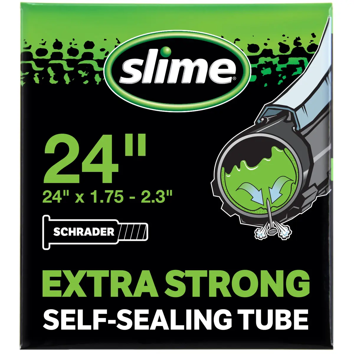 Slime Extra Stong Self-Sealing Tube 24" x 1.75-2.3" | Stops Flats for 2 Years - main product image