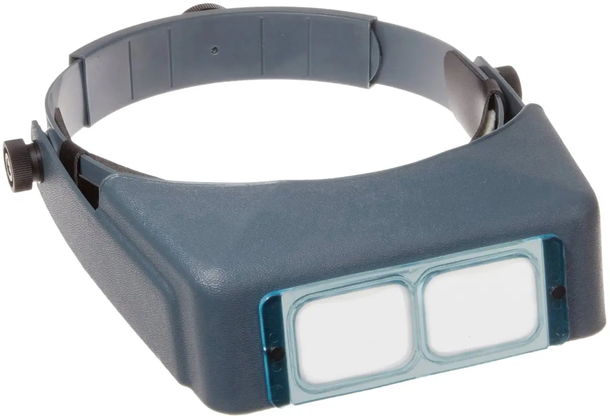 Donegan Optical OptiVISOR Headband Magnifier DA-0 (Visor Only) | Hands-Free Viewing for Visual Impairment - main product image
