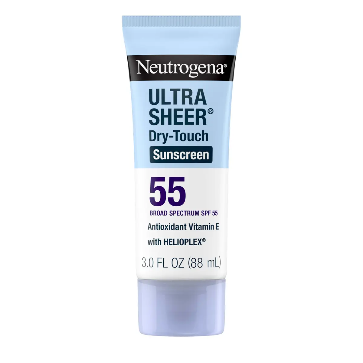 Neutrogena Ultra Sheer Dry-Touch Sunscreen Lotion SPF 55, 88ml (3 fl oz) | Broad Spectrum UVA/UVB Protection - main product image