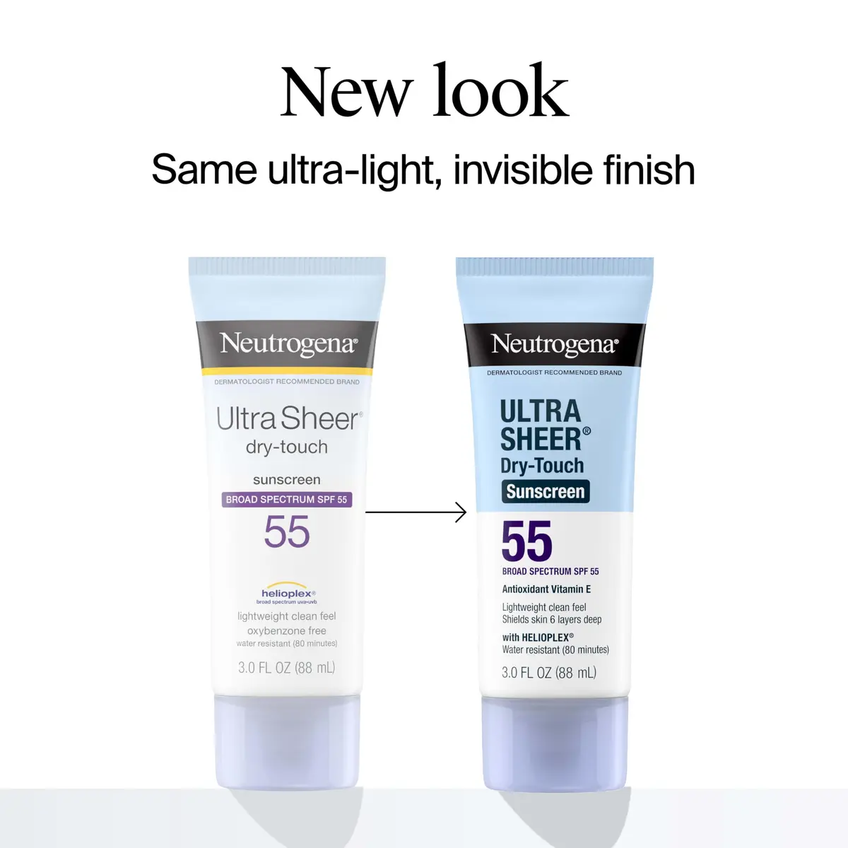 Neutrogena Ultra Sheer Dry-Touch Sunscreen Lotion SPF 55, 88ml (3 fl oz) | Broad Spectrum UVA/UVB Protection - view 2