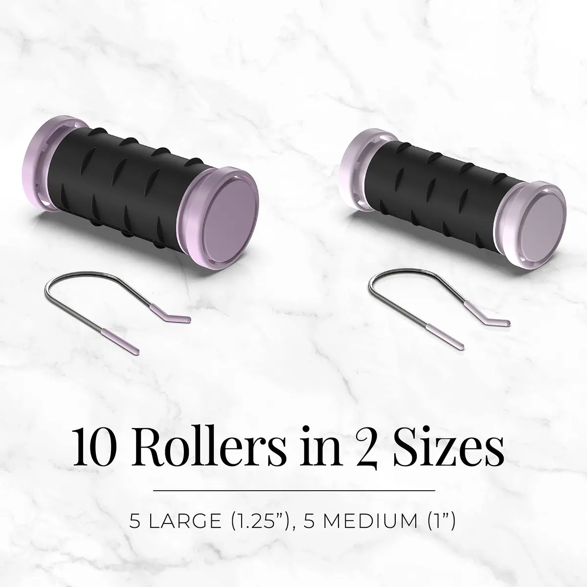 Remington Compact Ceramic Hot Rollers, 10-Piece Hair Roller Set | Ionic & Ceramic Technology for Less Frizz & More Shine - view 4