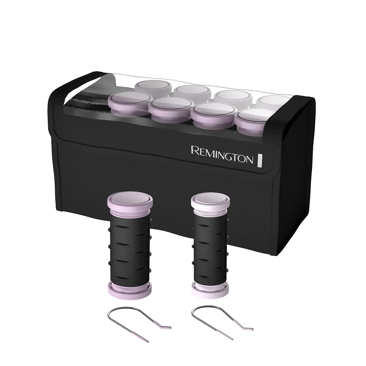 Remington Compact Ceramic Hot Rollers, 10-Piece Hair Roller Set | Ionic & Ceramic Technology for Less Frizz & More Shine - main product image