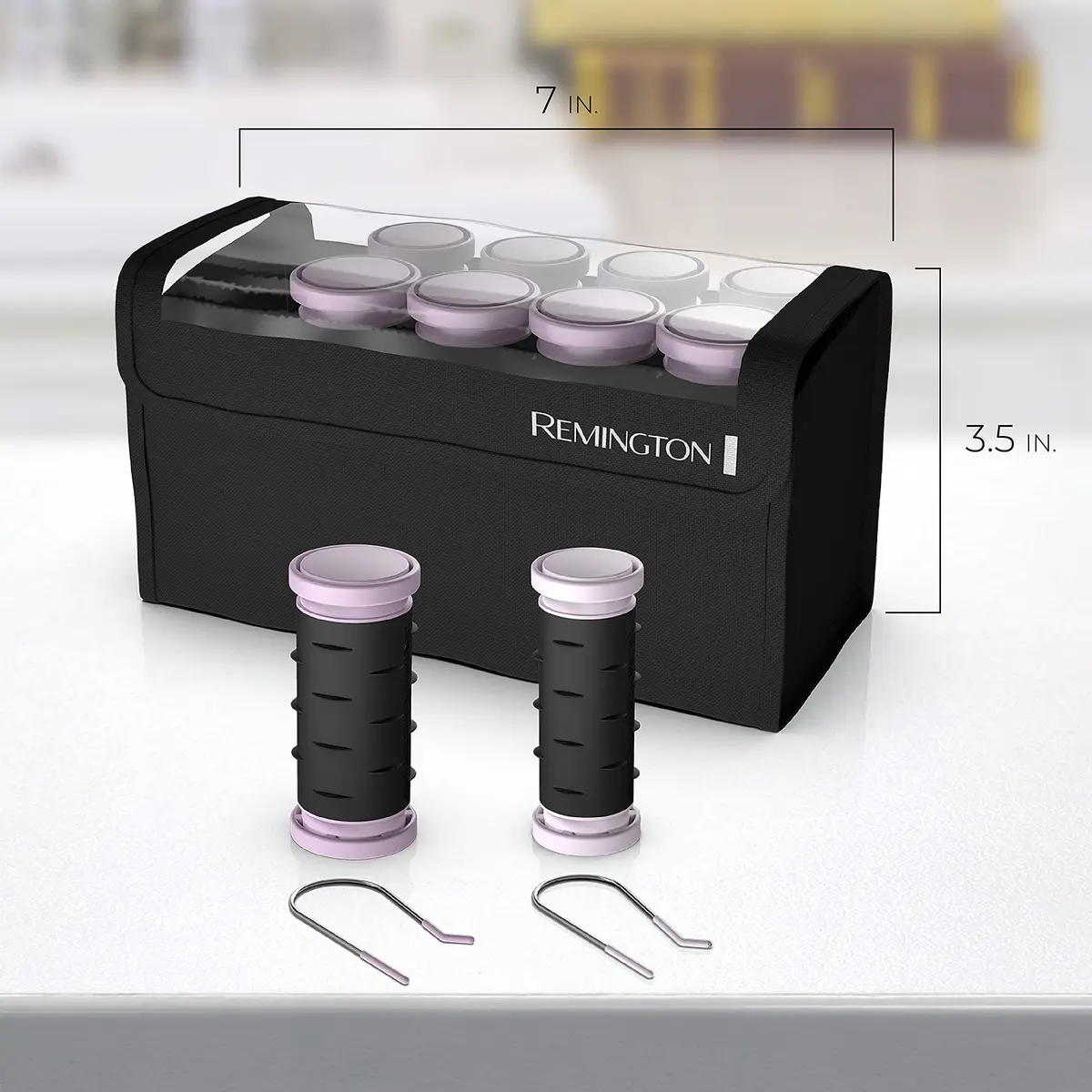 Remington Compact Ceramic Hot Rollers, 10-Piece Hair Roller Set | Ionic & Ceramic Technology for Less Frizz & More Shine - view 7