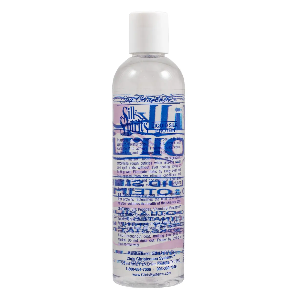 Chris Christensen Silk Spirits Liquid Protein Conditioner 236ml (8 oz) | Restores Coat Health & Shine - view 2