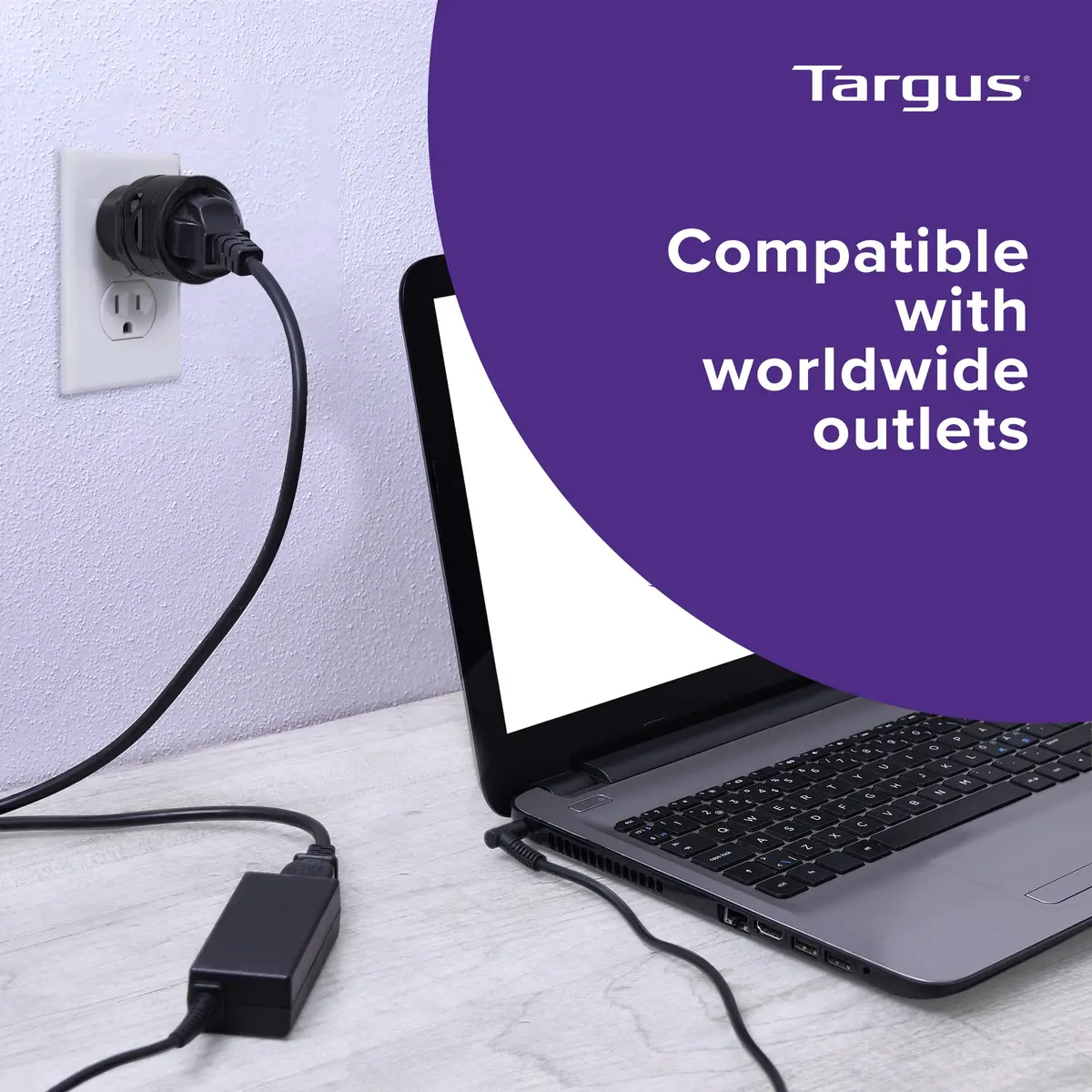 Targus Universal Travel Adapter 15.6-Inch | Worldwide Compatibility & Safety (120-160 chars) - view 6