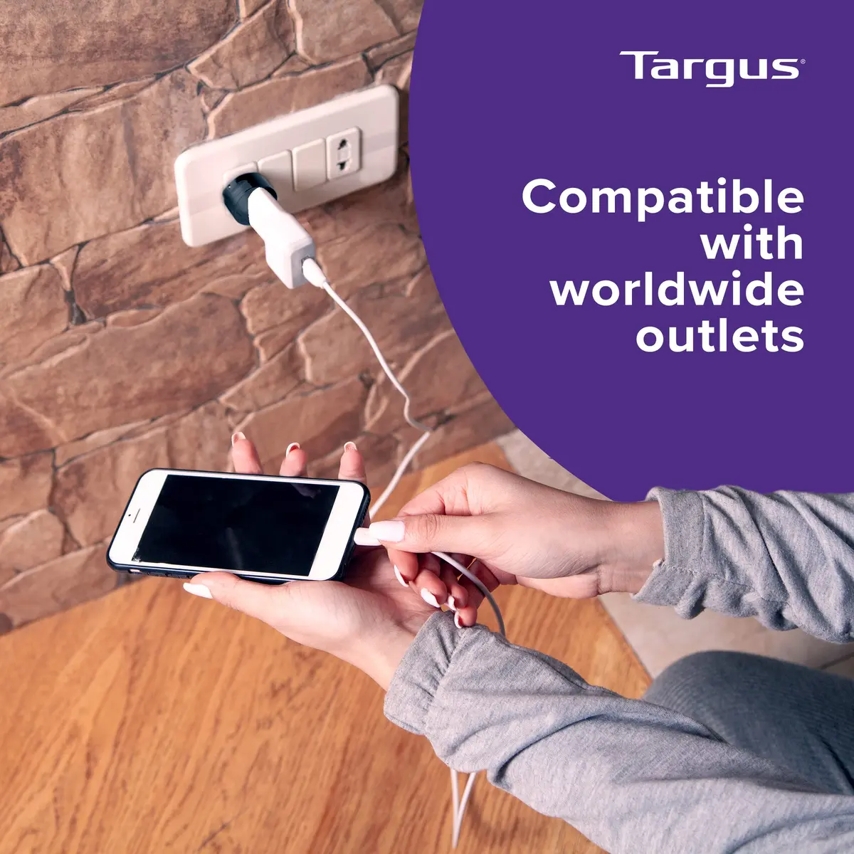 Targus Universal Travel Adapter 15.6-Inch | Worldwide Compatibility & Safety (120-160 chars) - view 7