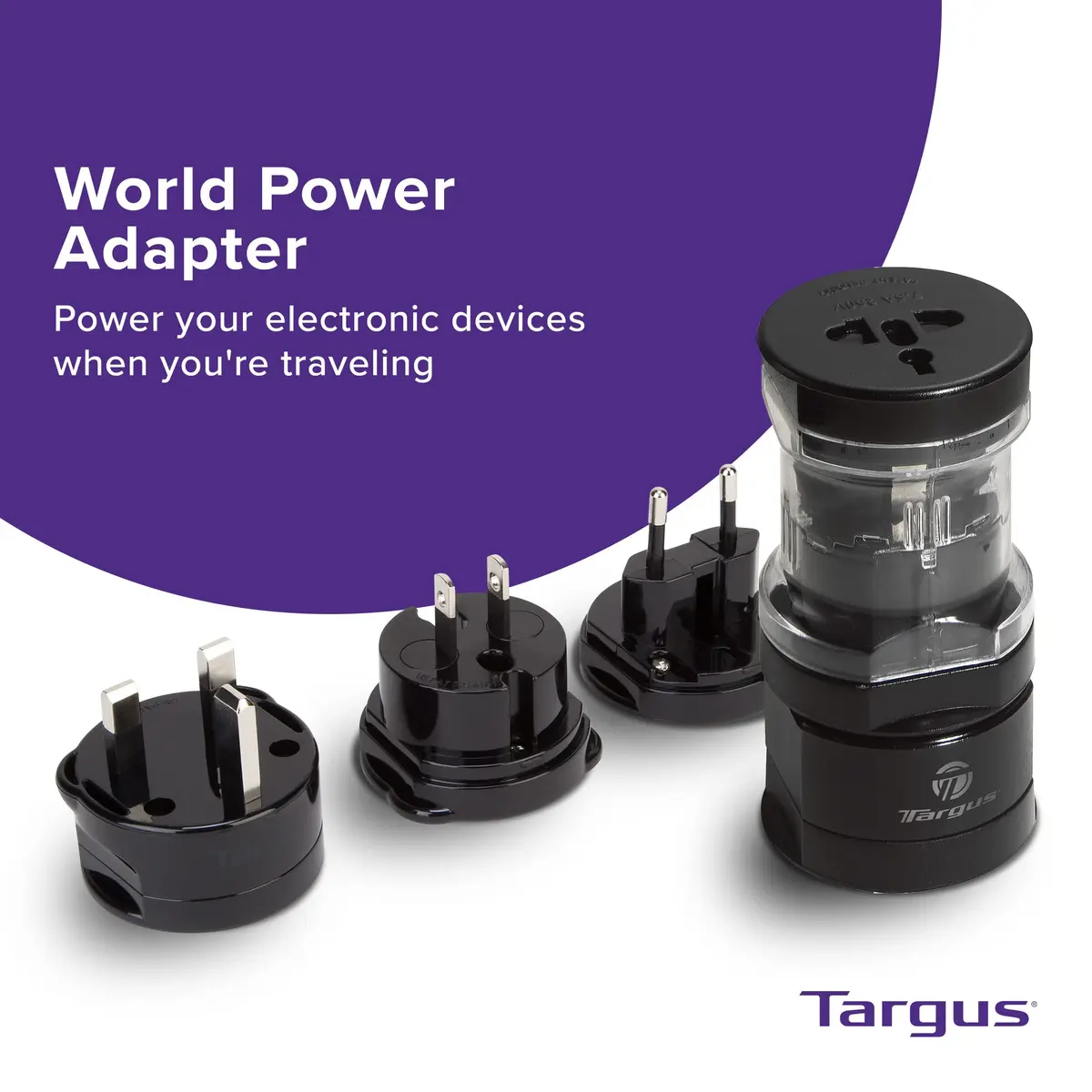 Targus Universal Travel Adapter 15.6-Inch | Worldwide Compatibility & Safety (120-160 chars) - view 4