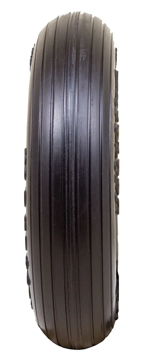 Marathon 3.50/2.50-8 Flat Free Replacement Wheel on Wheel, Ribbed Tread, 3" Hub, 3/4" Bearings | Load 300 lb - view 2