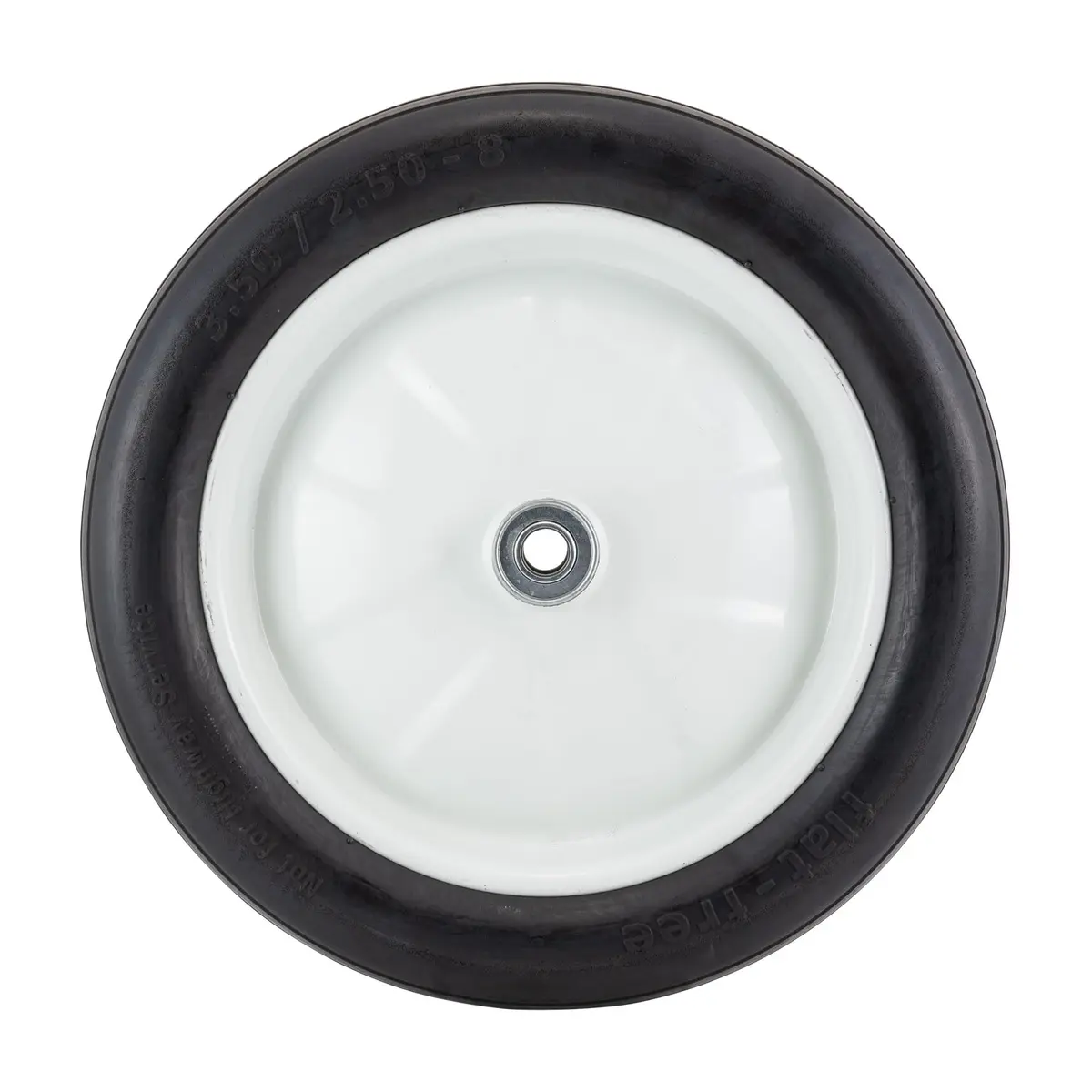 Marathon 3.50/2.50-8 Flat Free Tire on Wheel, 3" Hub, 5/8" Bearings | Solid polyurethane foam, 13-inch diameter, load 300 lbs - view 3