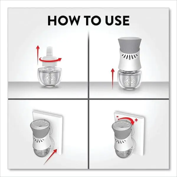 Air Wick Plug In Scented Oil Warmer, White, 6ct | 8x Fragrance Control - view 5