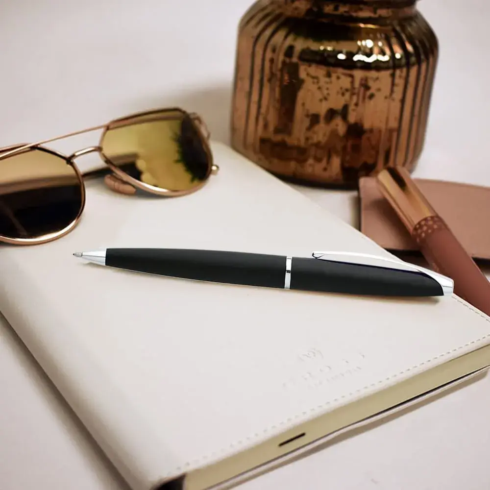 Cross ATX Basalt Black Ballpoint Pen, Medium Point, Black Ink | Professional Writing Instrument - view 6
