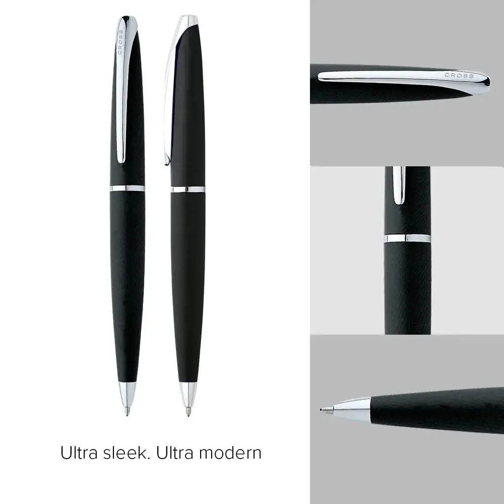 Cross ATX Basalt Black Ballpoint Pen, Medium Point, Black Ink | Professional Writing Instrument - view 4