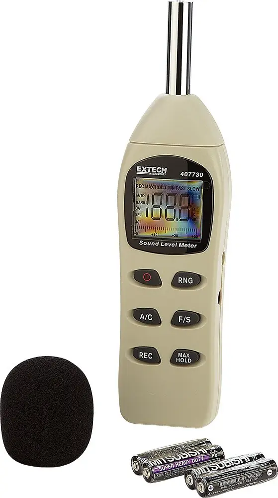 Extech Digital Sound Level Meter 40-130dB | Accurate Noise Measurement for Industrial & Workplace Use - view 5