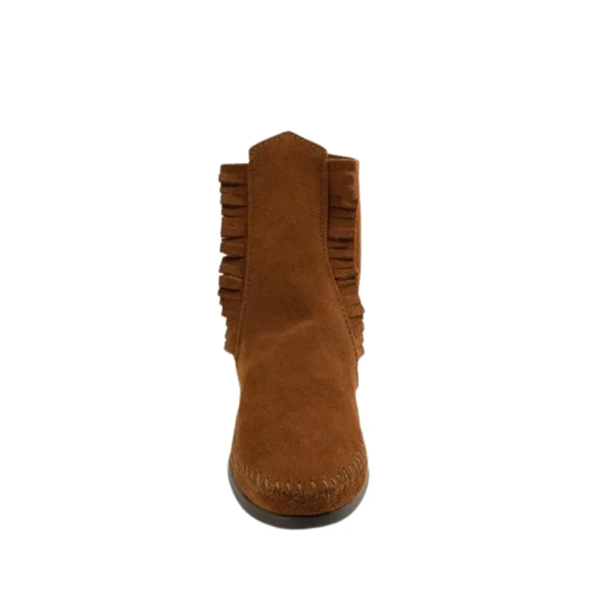 Minnetonka Men's Two Button Boot Brown 10 M US | Classic Western Moccasin Style - view 6
