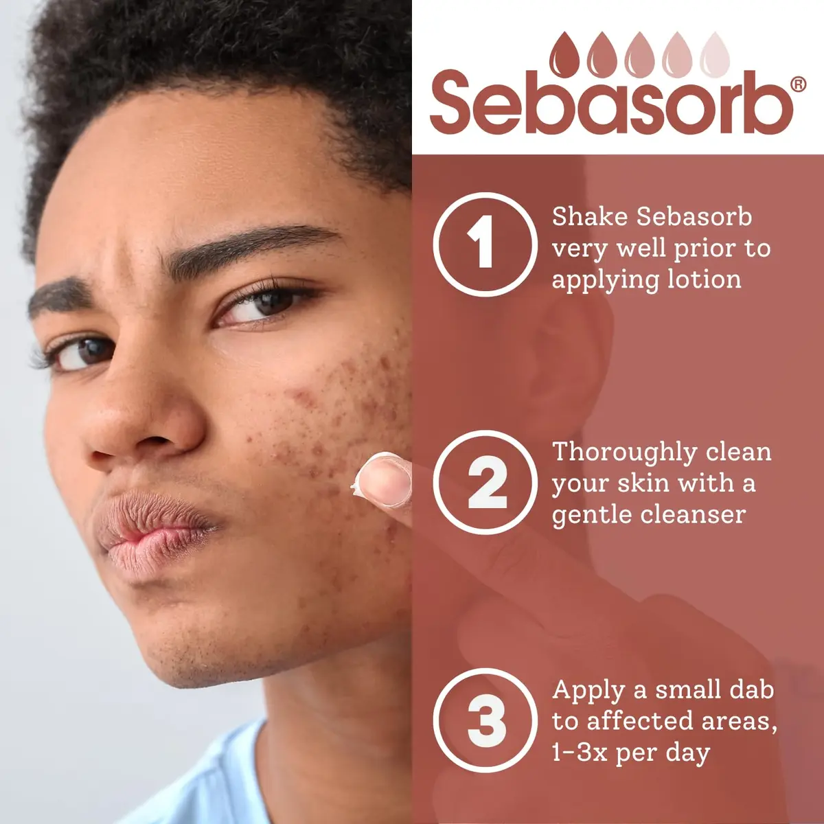 Summers Laboratories Moisture-All Sebasorb Oil Absorbing Lotion 0.78oz | Matte Daily Moisturizer for Oily Skin with 2% Salicylic Acid - view 5