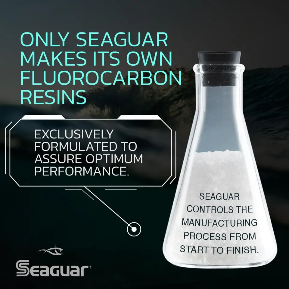 Seaguar Fluoro Premier Leader Material 40lbs | Virtually Invisible, High Knot Strength, Saltwater-Ready - view 7