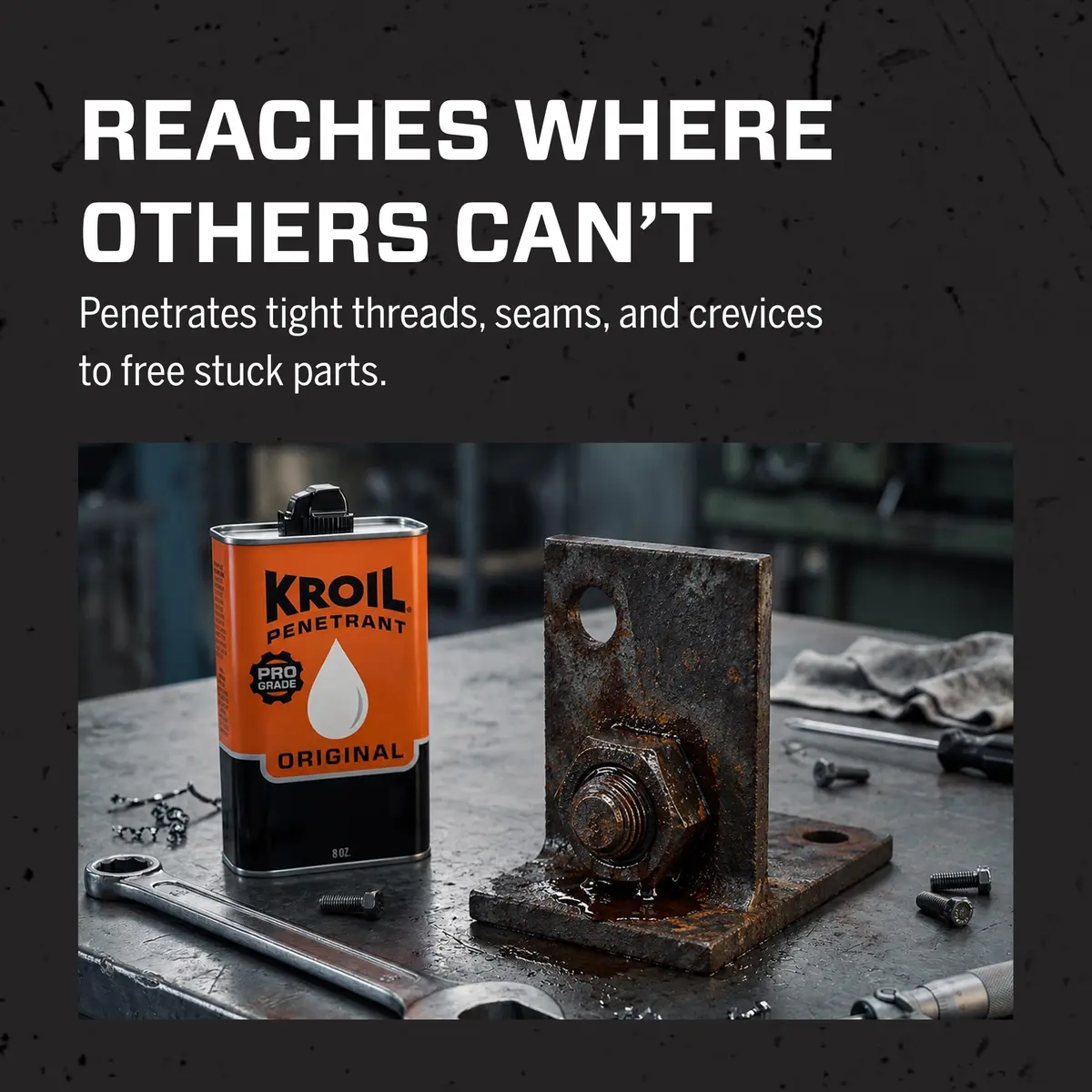 KROIL Kroil Original Penetrant 8 oz | Rust & Corrosion Inhibitor Oil for Metal Parts - view 3