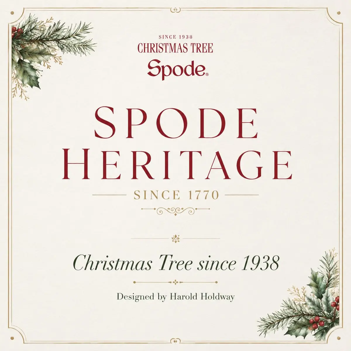 Spode Christmas Tree Glass Pitcher with Handle, 96 Oz | Festive Holiday Decor & Serving - view 4