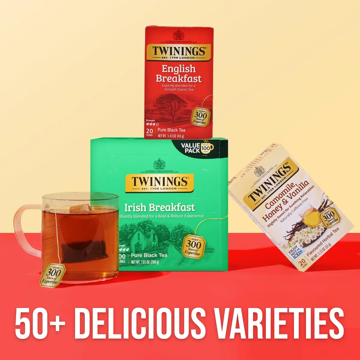 Twinings English Breakfast Black Tea 120 Teabags | Rich, Full-Bodied, Caffeinated - view 6