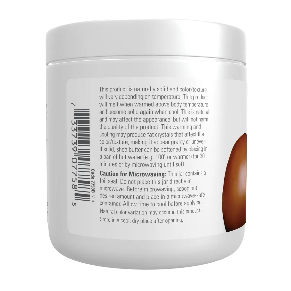 NOW Foods Shea Butter Skin Emollient 200ml (7 Ounce) | Seals Moisture for Dry Rough Skin - view 3