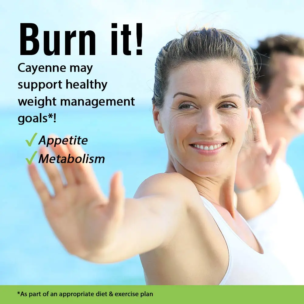 SOLARAY Cayenne 100,000 Heat Units, VegCaps | Supports Digestion & Circulation - view 6