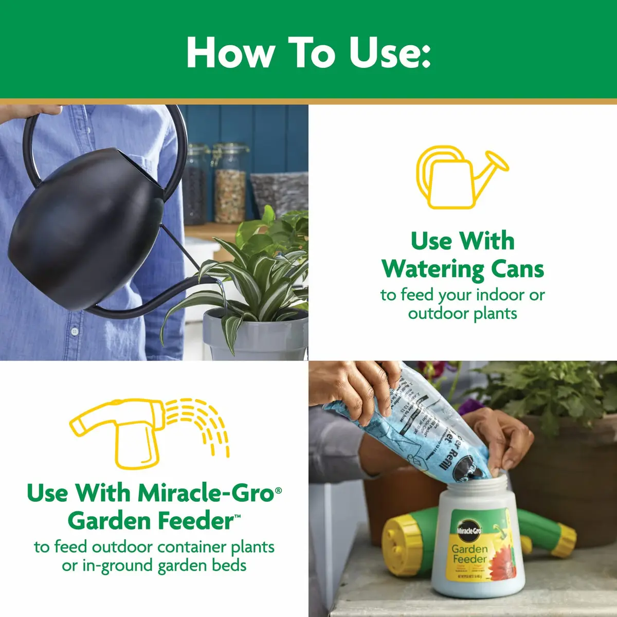 Miracle-Gro Water Soluble All Purpose Plant Food 255g (8 oz) | Feeds Plants Instantly for Bigger Growth - view 6
