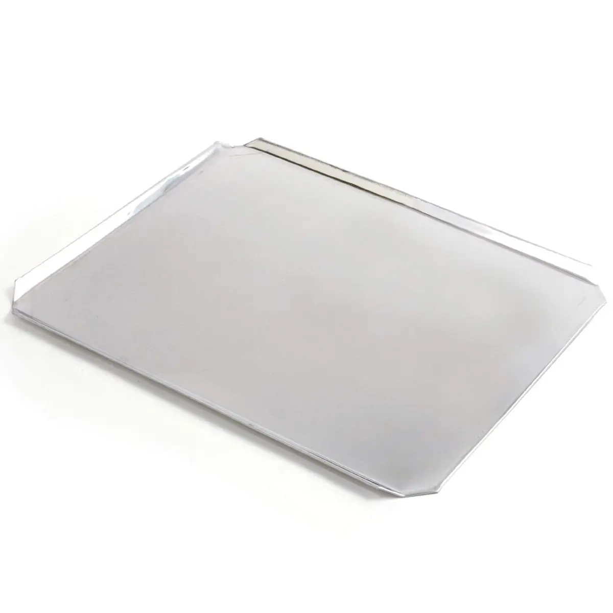 Norpro Stainless Steel Cookie Baking Sheet 14 x 12 inches | Flat Rim for Easy Slide-Off - main product image