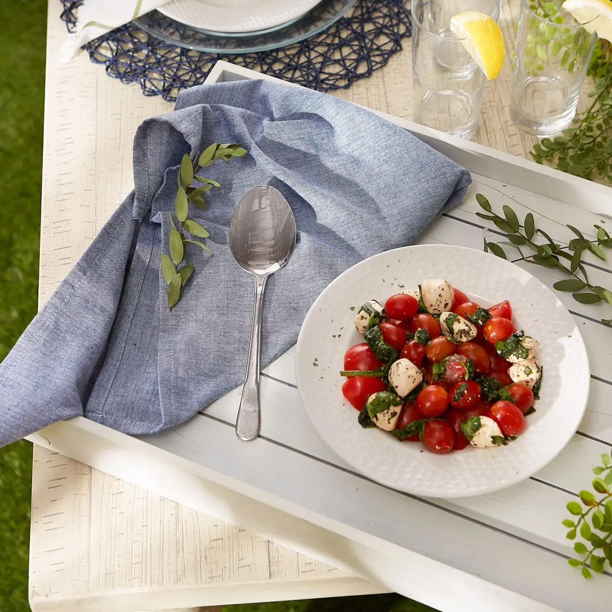 RSVP International Endurance Serving Spoon 21.89 cm (9 inches) | Polished Stainless Steel for Serving & Blending - view 5