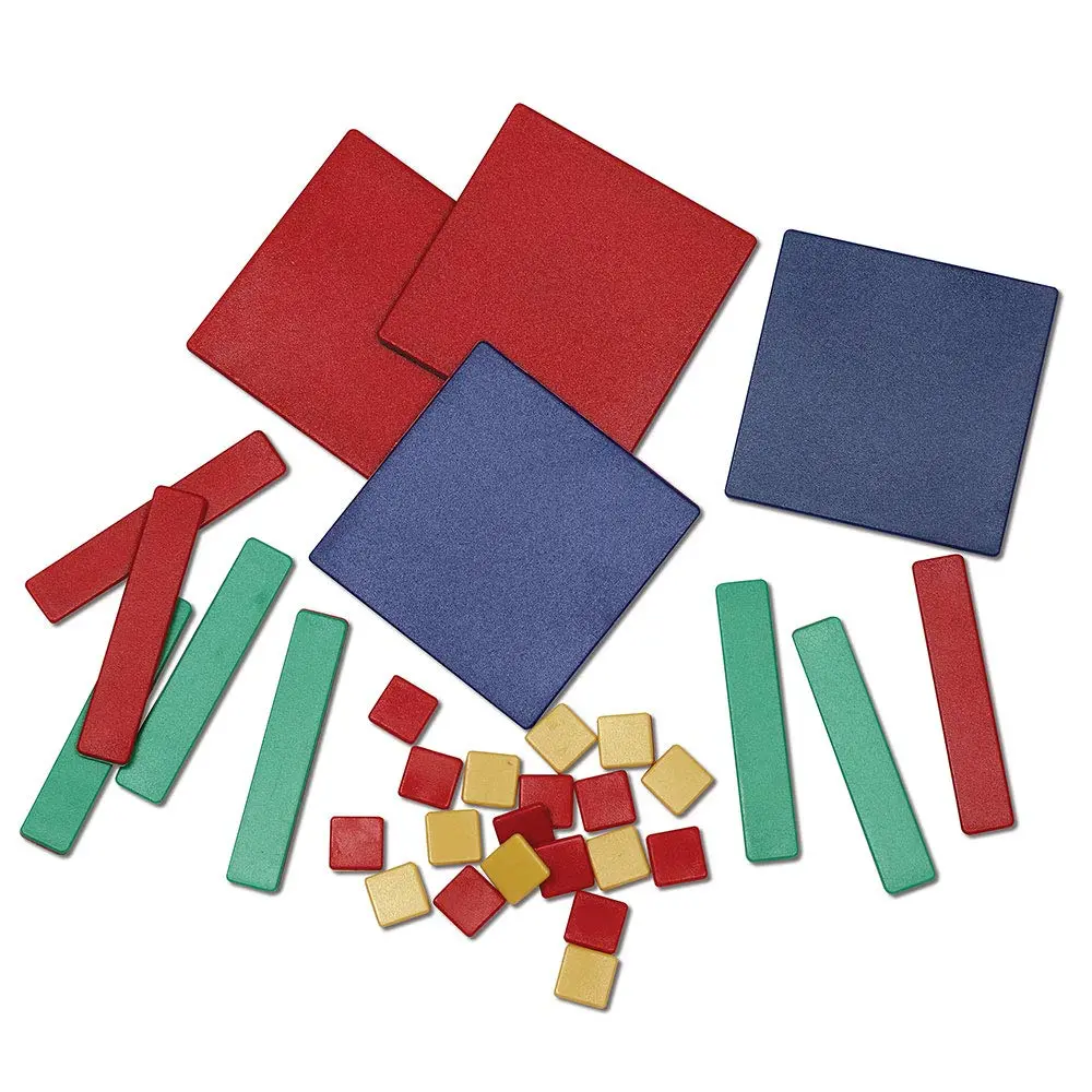 Learning Resources Algebra Tile Class Set for 30 Students | Math Manipulatives Workbook & Teacher Overhead Set - view 3