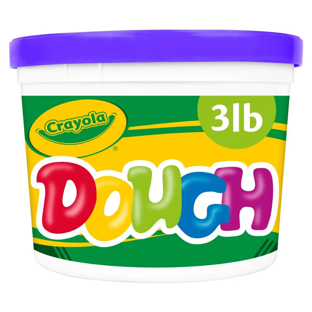 Crayola Dough - Purple (3lb) | Soft, Bright, Reusable Modeling Dough for Kids - main product image