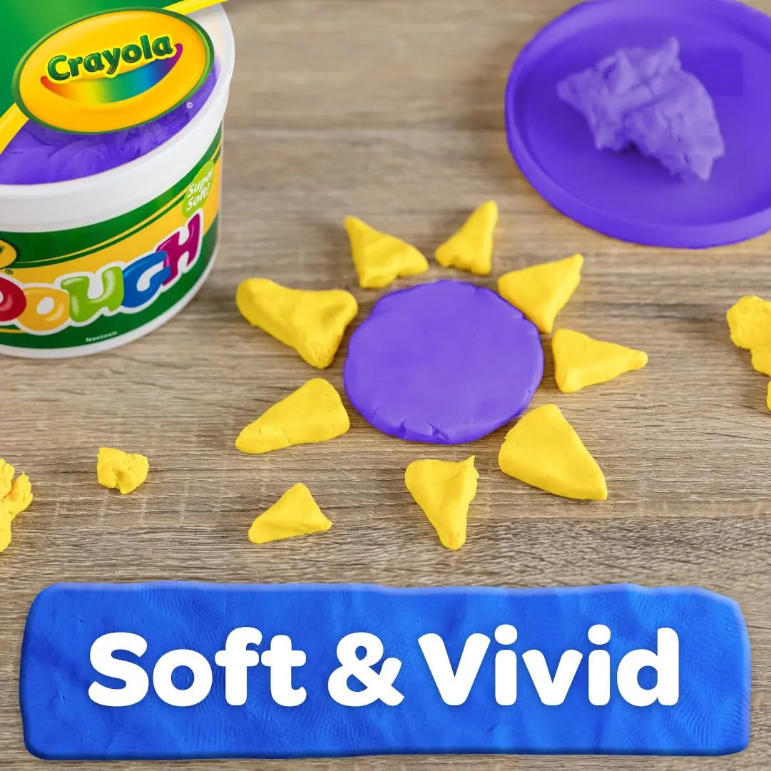 Crayola Dough - Purple (3lb) | Soft, Bright, Reusable Modeling Dough for Kids - view 5