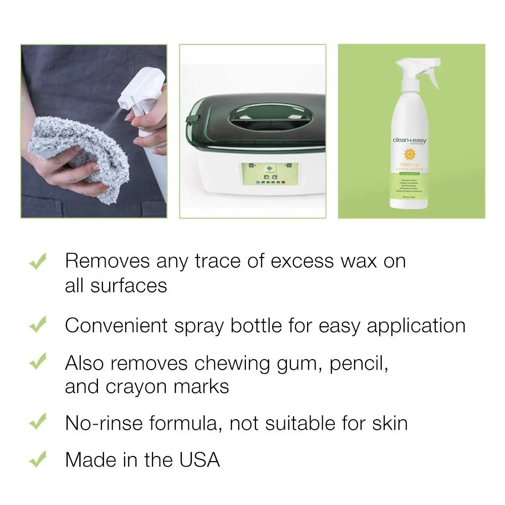 Clean + Easy Surface Cleanser Wax Remover Spray 16oz | Fast, Effective Wax Clean-Up for Professional & Home Use - view 4