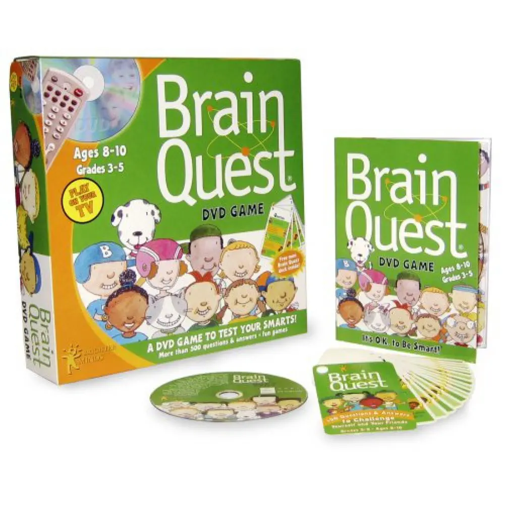 Brighter Minds Brain Quest DVD Game Ages 8-10 | Educational Trivia Fun - view 5